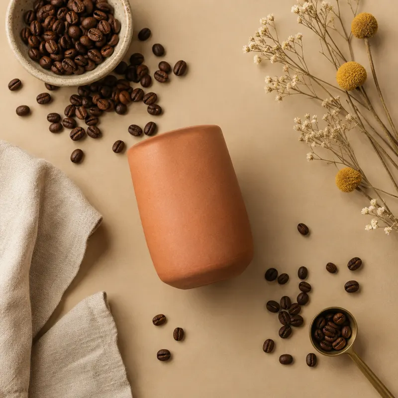 Flat lay nhìn từ trên